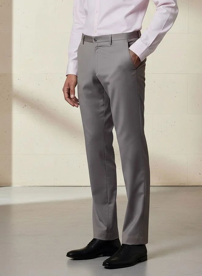 سبلاش فيڤ Men Slim Fit Formal Trousers - Premium Fabric